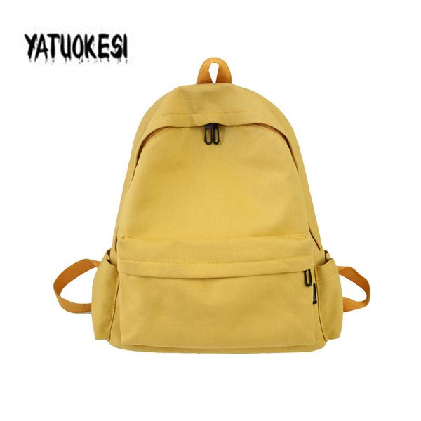 2020 canvas women's backpack female simple female unprinted series schoolbag for teenage travel backpacks book bag mochilas
2020 canvas women's backpack female simple female unprinted series schoolbag for teenage travel backpacks book bag mochilas