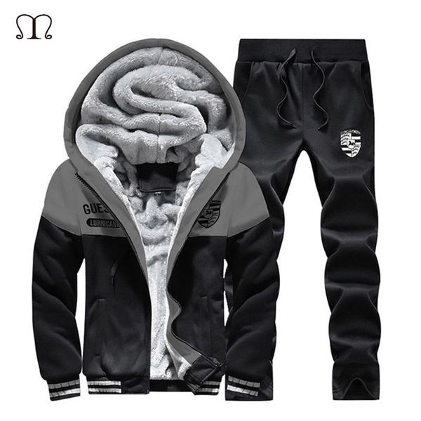 sportswear mens set 2019 winter casual tracksuit men hooded sets brand clothes 2 pcs warm thick sweatshirt+pants track suit male, Gray
sportswear mens set 2019 winter casual tracksuit men hooded sets brand clothes 2 pcs warm thick sweatshirt+pants track suit male, Gray