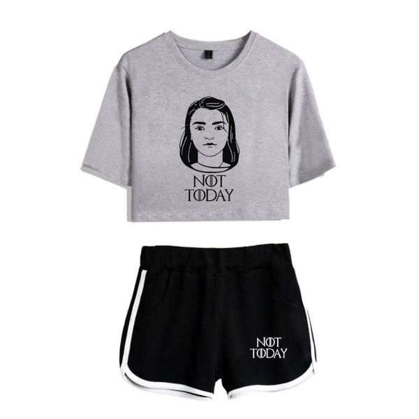 arya stark print basic street hip hop casual 2 pic set t-shirt short pants kpop popular comfortable cool fashion women summer, White
arya stark print basic street hip hop casual 2 pic set t-shirt short pants kpop popular comfortable cool fashion women summer, White