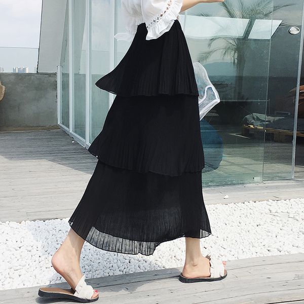 coigarsam 4xl plus size chiffon women skirt summer high waist skirts white black 8145
coigarsam 4xl plus size chiffon women skirt summer high waist skirts white black 8145