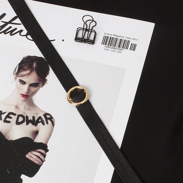 faux leather neck ring women's neck band selling choker handmade necklace pu metal leather necklace, Black
faux leather neck ring women's neck band selling choker handmade necklace pu metal leather necklace, Black