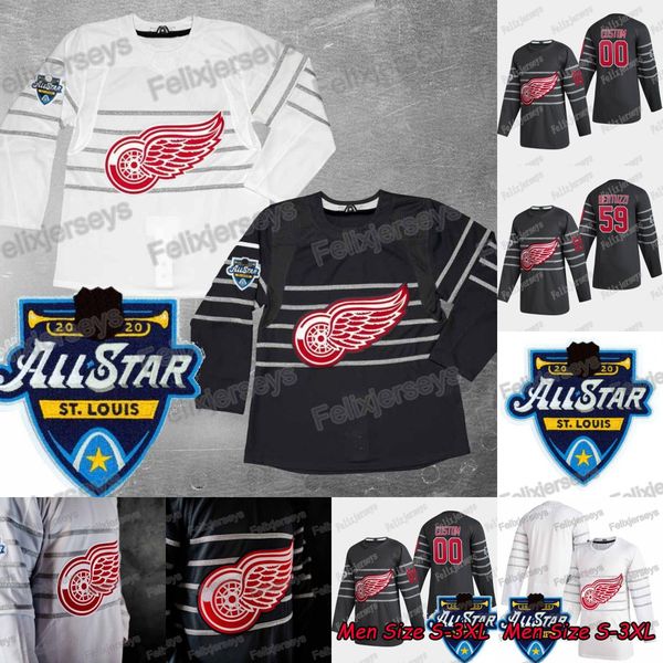 59 tyler bertuzzi 2020 all star red wings dylan larkin robby fabbri jimmy howard alex biega anthony mantha mike green hockey jersey, Black;red
59 tyler bertuzzi 2020 all star red wings dylan larkin robby fabbri jimmy howard alex biega anthony mantha mike green hockey jersey, Black;red
