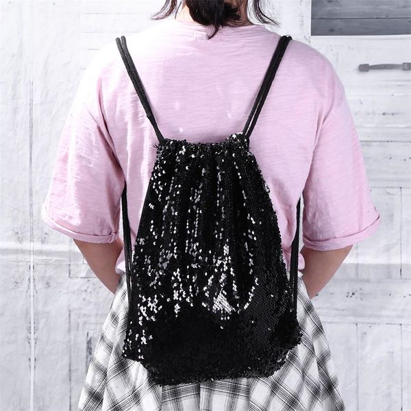 women backpack casual double color sequins chest bag shoulder bag travel bagpack shiny mochila pequena feminina vintage backpack
women backpack casual double color sequins chest bag shoulder bag travel bagpack shiny mochila pequena feminina vintage backpack