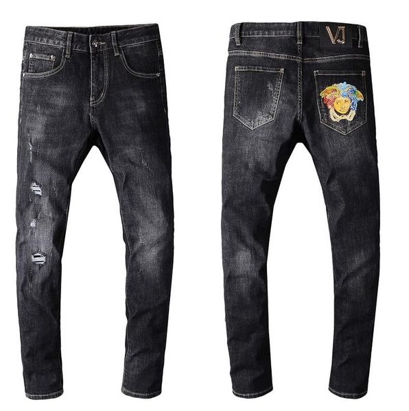 fashion men's motorcycle biker blue jeans zipper hole designed slim denim trousers hip hop pants size 28-38 high quality
fashion men's motorcycle biker blue jeans zipper hole designed slim denim trousers hip hop pants size 28-38 high quality