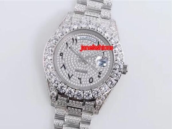 automatic mechanical men's watch arabic digital scale fashion trendy watch diamond stainless steel watches, Slivery;brown
automatic mechanical men's watch arabic digital scale fashion trendy watch diamond stainless steel watches, Slivery;brown