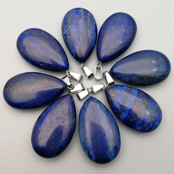 natural lapis lazuli stone pendants charms big water drop pendant for necklaces jewelry making wholesale 10pcs, Silver
natural lapis lazuli stone pendants charms big water drop pendant for necklaces jewelry making wholesale 10pcs, Silver