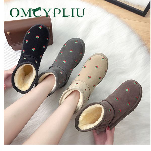 snow boots woman 2019 winter new women ankle boot fashion plus size ladies flat booties female warm platform shoes botas mujer, Black
snow boots woman 2019 winter new women ankle boot fashion plus size ladies flat booties female warm platform shoes botas mujer, Black