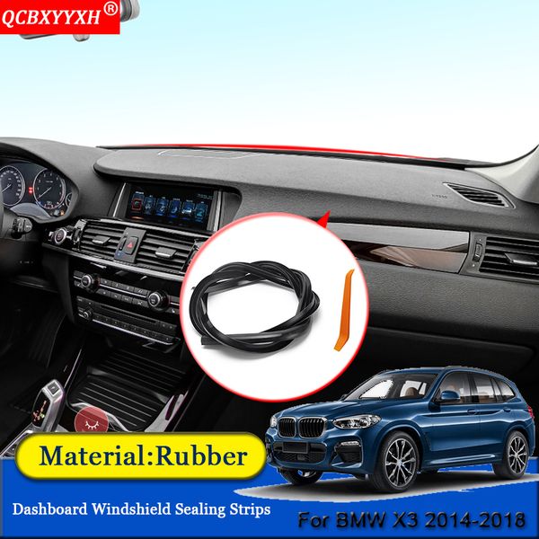 qcbxyyxh car-styling rubber anti-noise soundproof dustproof car dashboard windshield sealing strips parts for x3 2014-2018
qcbxyyxh car-styling rubber anti-noise soundproof dustproof car dashboard windshield sealing strips parts for x3 2014-2018