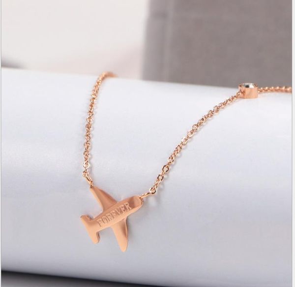 titanium steel necklace simple temperament single diamond 18k rose gold chain, Silver
titanium steel necklace simple temperament single diamond 18k rose gold chain, Silver