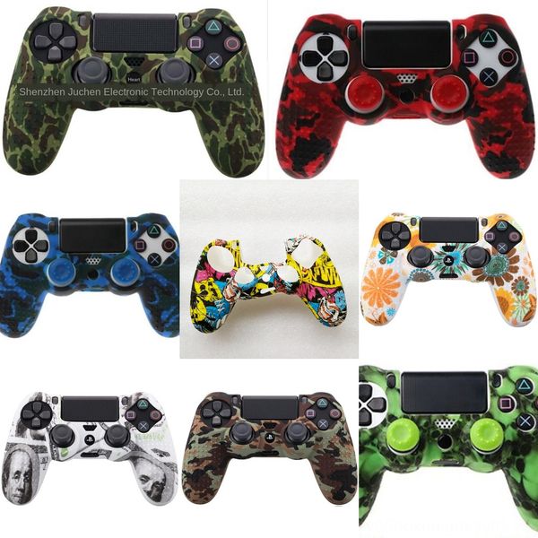 qd8sc 2020 skin 3-in-1 anti-slip thumbsticks camouflage silicone cover new case + 2 soft caps for ps4 pro slim controller
qd8sc 2020 skin 3-in-1 anti-slip thumbsticks camouflage silicone cover new case + 2 soft caps for ps4 pro slim controller