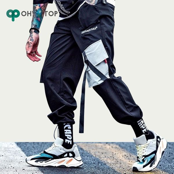 men pockets cargo pants mens casual harem joggers baggy harajuku streetwear hip hop fashion swag tactical trousers sweatpants, Black
men pockets cargo pants mens casual harem joggers baggy harajuku streetwear hip hop fashion swag tactical trousers sweatpants, Black