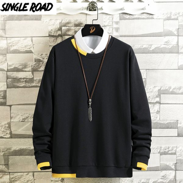 singleroad men's vintage crewneck sweatshirt men 2020 autumn black oversized casual japanese streetwear sweatshirts hoodie men
singleroad men's vintage crewneck sweatshirt men 2020 autumn black oversized casual japanese streetwear sweatshirts hoodie men
