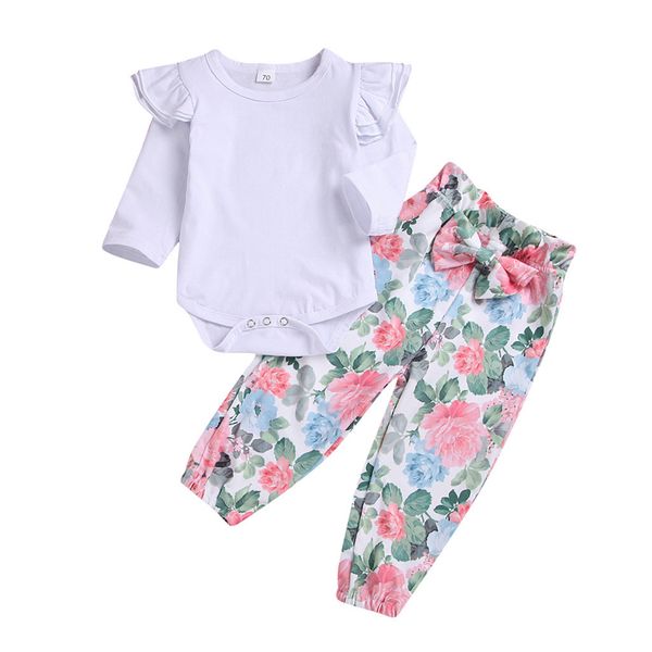 telotuny 2019 cut baby girls 2pcs newborn toodler infant baby girls solid romper floral print pants outfits set z0211, White
telotuny 2019 cut baby girls 2pcs newborn toodler infant baby girls solid romper floral print pants outfits set z0211, White