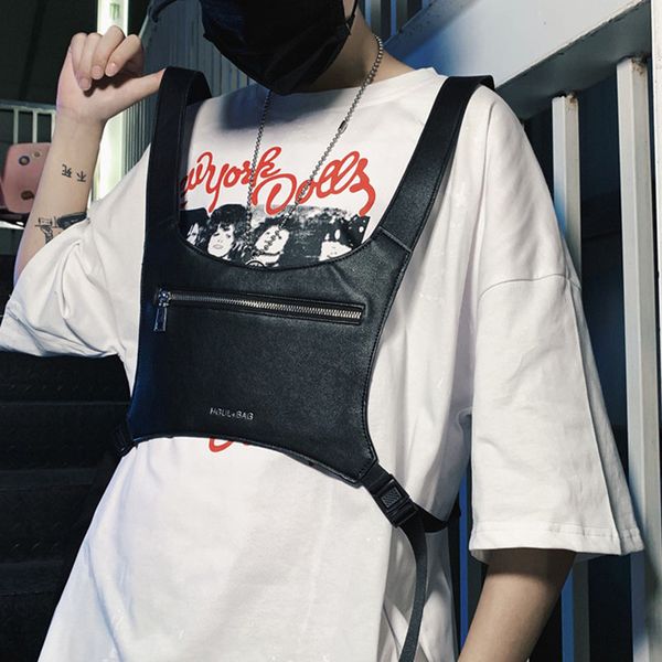 fashion chest rig bag for waist bag hip hop streetwear functional tactical chest bags casual pu leather phone pocket new
fashion chest rig bag for waist bag hip hop streetwear functional tactical chest bags casual pu leather phone pocket new