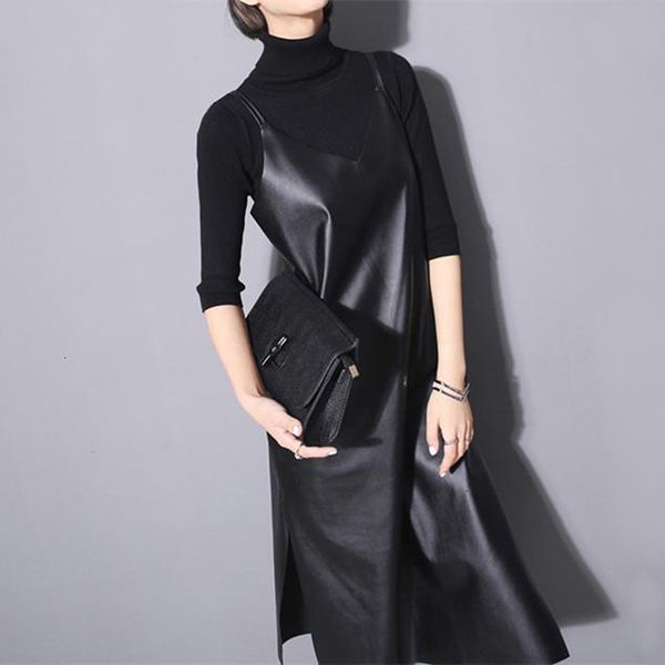 party dresses women clothes new 2019 women long black faux leather sleeveless spaghetti v neck sides split party club pu dresses 746, Black;gray
party dresses women clothes new 2019 women long black faux leather sleeveless spaghetti v neck sides split party club pu dresses 746, Black;gray