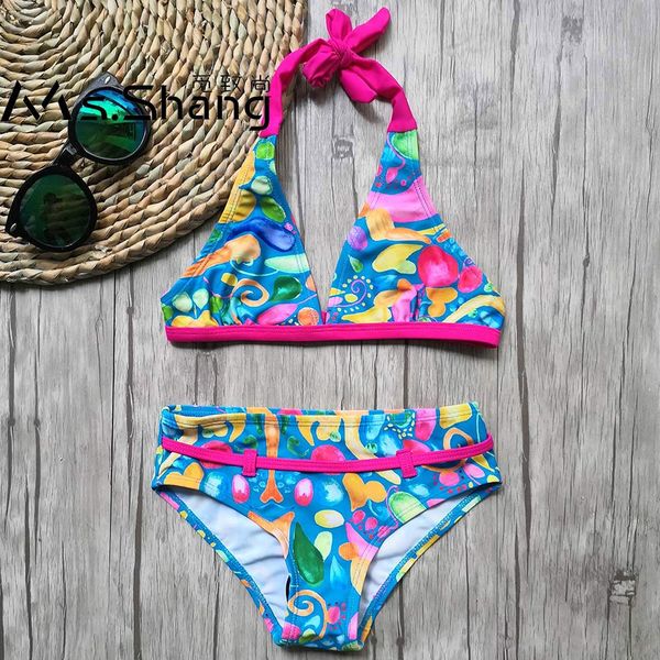 1-10 year baby girl swimsuit kids print girl bikini set two piece children swimwear halter bathing suit child swim wear
1-10 year baby girl swimsuit kids print girl bikini set two piece children swimwear halter bathing suit child swim wear