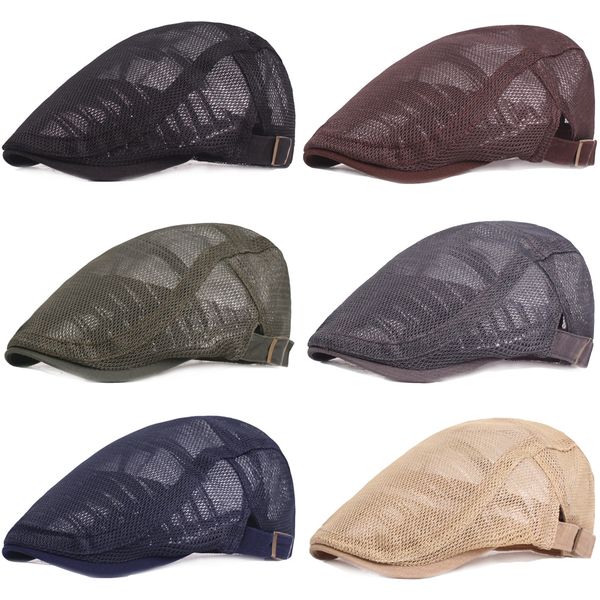 men women mesh breathable hat summer casual beret cap outdoor driving golf caps hatcs0418, Blue;gray
men women mesh breathable hat summer casual beret cap outdoor driving golf caps hatcs0418, Blue;gray