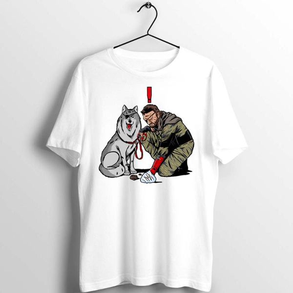 t shirt men women metal gear solid big and d dog basic custom cotton white printed art artwork tee clothing summer, White;black
t shirt men women metal gear solid big and d dog basic custom cotton white printed art artwork tee clothing summer, White;black