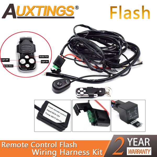 auxting remote control wiring harness kit 40a 12v dc for 120/240/300w led light flash strobe 2lead work light wiring harness kit
auxting remote control wiring harness kit 40a 12v dc for 120/240/300w led light flash strobe 2lead work light wiring harness kit