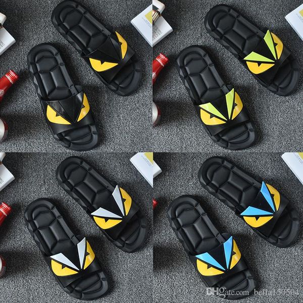 luxury designer slipper summer eye monster men's shoes flip flops for loose-fitting men beach slippers rubber flip-flops men sandals, Black
luxury designer slipper summer eye monster men's shoes flip flops for loose-fitting men beach slippers rubber flip-flops men sandals, Black