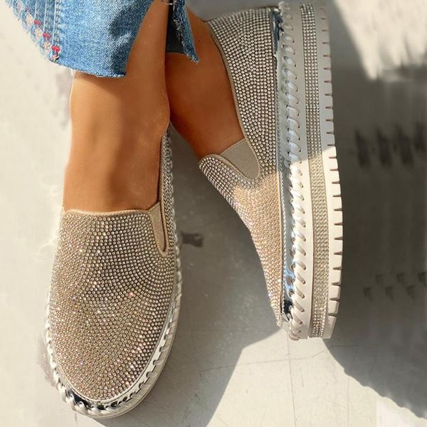 women shoes woman flats casual slip on muffin rhinestone new crystal platform sneakers sapato chaussure zapatos de mujer 2020, Black
women shoes woman flats casual slip on muffin rhinestone new crystal platform sneakers sapato chaussure zapatos de mujer 2020, Black