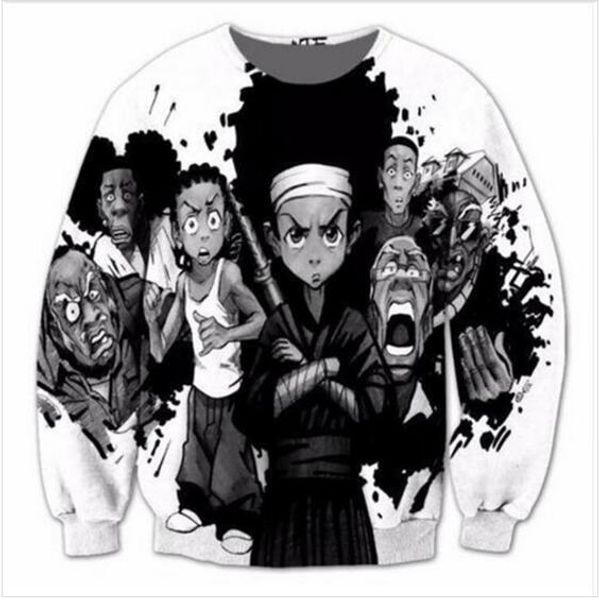 2020 новейшая мода унисекс толстовка boondocks смешные 3d печати crewneck толстовка мужская женская стиль пуловеры wy08, Black
2020 новейшая мода унисекс толстовка boondocks смешные 3d печати crewneck толстовка мужская женская стиль пуловеры wy08, Black