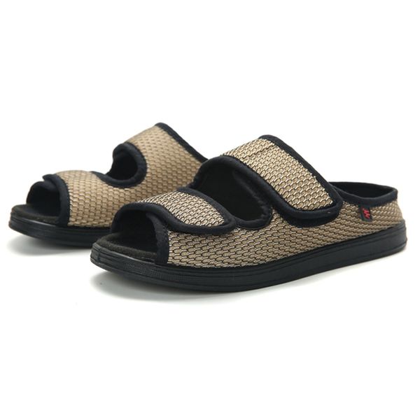 summer open toe edema shoes extra wide width slippers closure soft&comfy shoes for fat wide swollen feet elderly men, Black
summer open toe edema shoes extra wide width slippers closure soft&comfy shoes for fat wide swollen feet elderly men, Black
