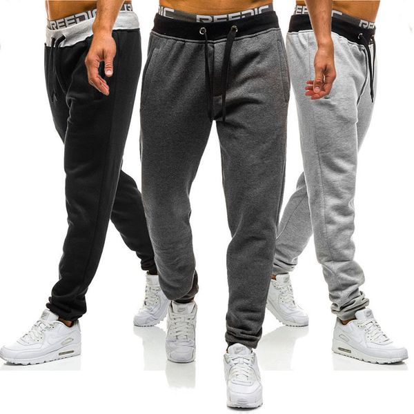 e-baihui summer new men's slim european and american style solid color trousers men's drawstring casual waist trousers x051, Black
e-baihui summer new men's slim european and american style solid color trousers men's drawstring casual waist trousers x051, Black