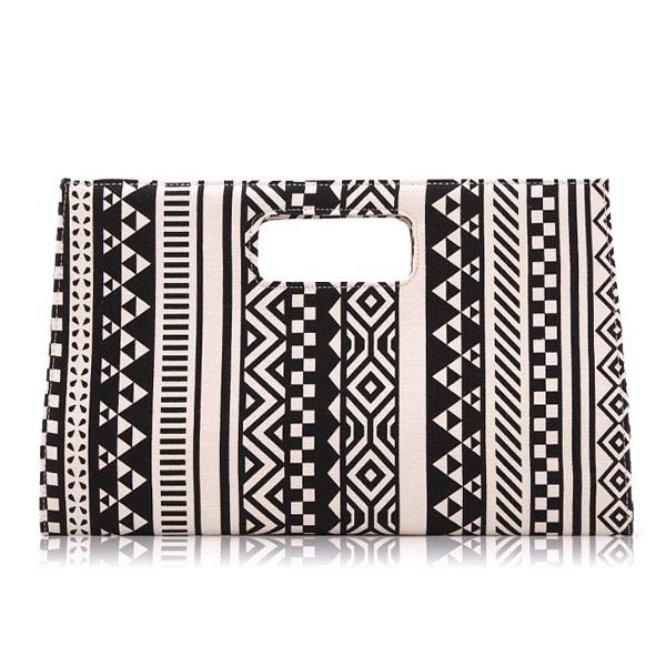 new women handbag lady evening bag black and white strip geometric patterns atmospheric canvas clutch bag
new women handbag lady evening bag black and white strip geometric patterns atmospheric canvas clutch bag