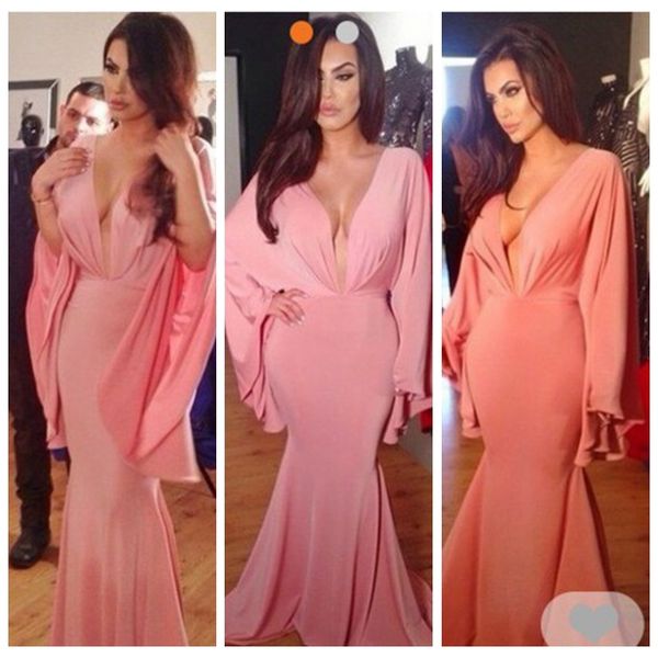 2019 middle east mermaid slim prom dresses long sleeves sweep train long women evening party gowns vestidos de soiree cheap, Black
2019 middle east mermaid slim prom dresses long sleeves sweep train long women evening party gowns vestidos de soiree cheap, Black