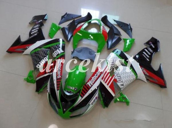 new abs motorcycle full fairings kits fit for kawasaki ninja zx-10r 2006 2007 06 07 body set custom green white red light
new abs motorcycle full fairings kits fit for kawasaki ninja zx-10r 2006 2007 06 07 body set custom green white red light
