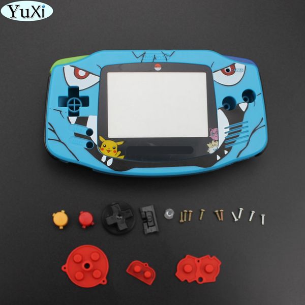 grey color housing shell case cover skin replacement for gameboy advance for gba limited edition with rubber pads
grey color housing shell case cover skin replacement for gameboy advance for gba limited edition with rubber pads