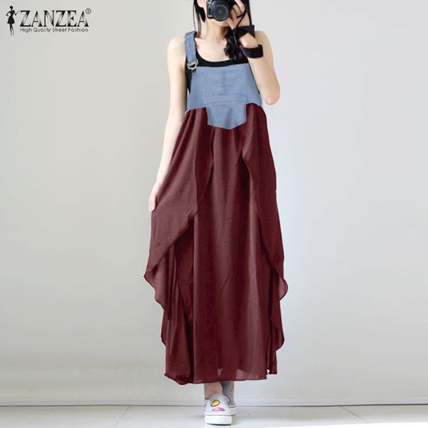 casual dresses 2021 summer long dress overalls zanzea fashion denim patchwork dungaree women solid strapps party sundress vestidos robe, Black;gray
casual dresses 2021 summer long dress overalls zanzea fashion denim patchwork dungaree women solid strapps party sundress vestidos robe, Black;gray