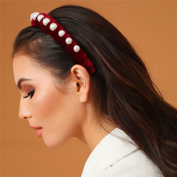 women designer headband hair accessories brw f1412 color velvet headdress pearl creative fashion new handmade pearl retro headband wholesale, Silver
women designer headband hair accessories brw f1412 color velvet headdress pearl creative fashion new handmade pearl retro headband wholesale, Silver