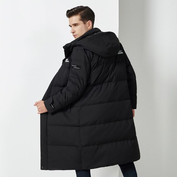 мода капюшоном пары средней длины вниз куртка мужская толстый теплый большой выбор размер шинель 90% высокое качество белая утка вниз, Black
мода капюшоном пары средней длины вниз куртка мужская толстый теплый большой выбор размер шинель 90% высокое качество белая утка вниз, Black