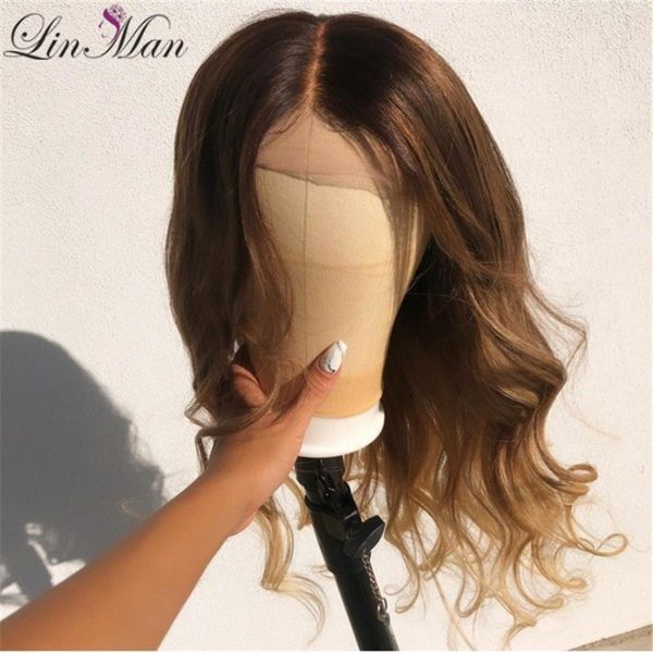 lin man ombre 13Ã6 lace front wig with baby hair loose wave 150% density pre plucked brazilian remy human hair wigs, Black;brown
lin man ombre 13Ã6 lace front wig with baby hair loose wave 150% density pre plucked brazilian remy human hair wigs, Black;brown