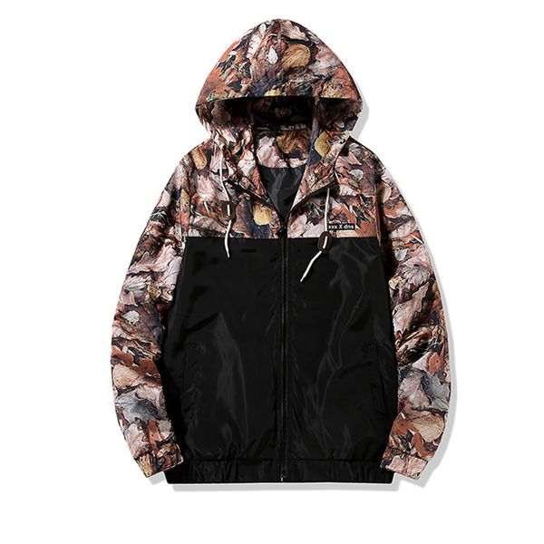 2020 new fallen leaves colorblock street jacket men's jacket hip hop hooded windbreaker harajuku jungle camouflage jacket s-xl, Black;brown
2020 new fallen leaves colorblock street jacket men's jacket hip hop hooded windbreaker harajuku jungle camouflage jacket s-xl, Black;brown