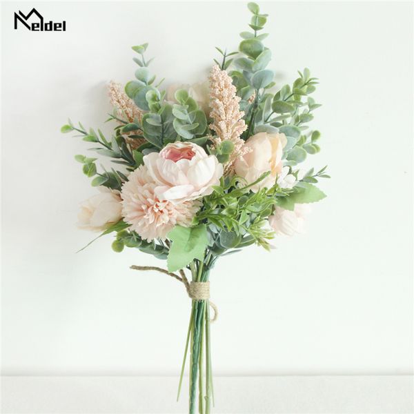 meldel artificial flower wedding bouquet silk crabapple rose peony flower bridesmaid bouquet white purple pompon eucalyptus leaf
meldel artificial flower wedding bouquet silk crabapple rose peony flower bridesmaid bouquet white purple pompon eucalyptus leaf