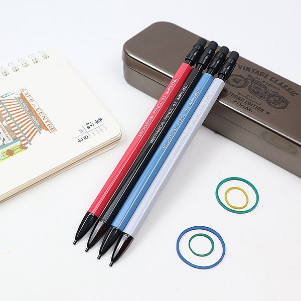 4pcs student mechanical pencil 2b 0.5mm simple sketch drawing automatic pencil with 4 refills for kid drawing school stationery, Blue;orange
4pcs student mechanical pencil 2b 0.5mm simple sketch drawing automatic pencil with 4 refills for kid drawing school stationery, Blue;orange