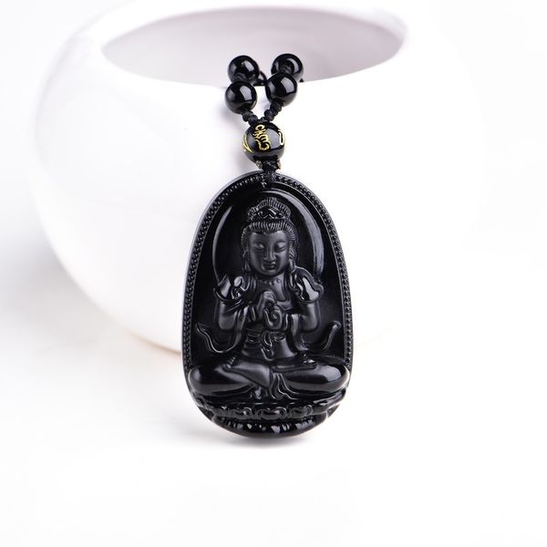 unique natural black obsidian carved buddha lucky amulet pendant necklace for women men pendants jewelry, Silver
unique natural black obsidian carved buddha lucky amulet pendant necklace for women men pendants jewelry, Silver