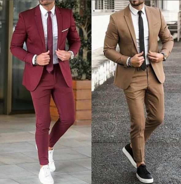 burgundy mens suits for wedding groom tuxedos notched lapel slim fit men tuxedos for prom business suit (jacket+pants+tie), Black;gray
burgundy mens suits for wedding groom tuxedos notched lapel slim fit men tuxedos for prom business suit (jacket+pants+tie), Black;gray