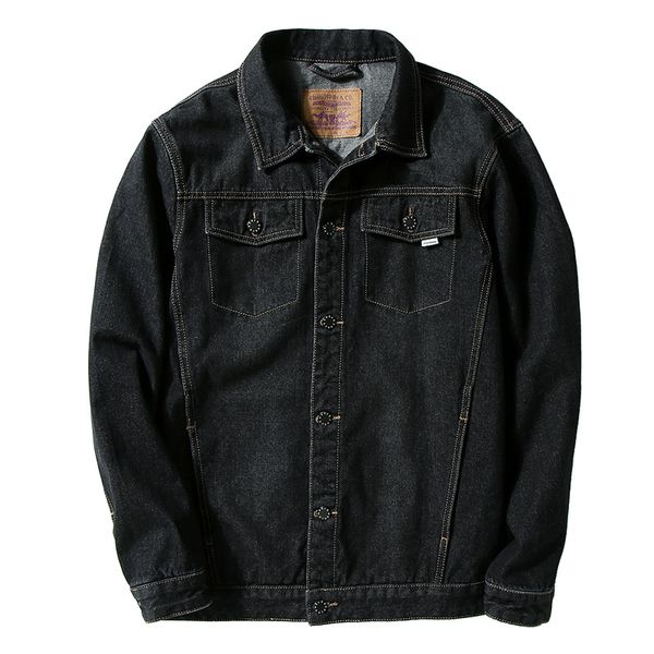 korean loose plus size cotton denim jacket male turn down collar long sleeve single breast coat men casual cloth, Black;brown
korean loose plus size cotton denim jacket male turn down collar long sleeve single breast coat men casual cloth, Black;brown