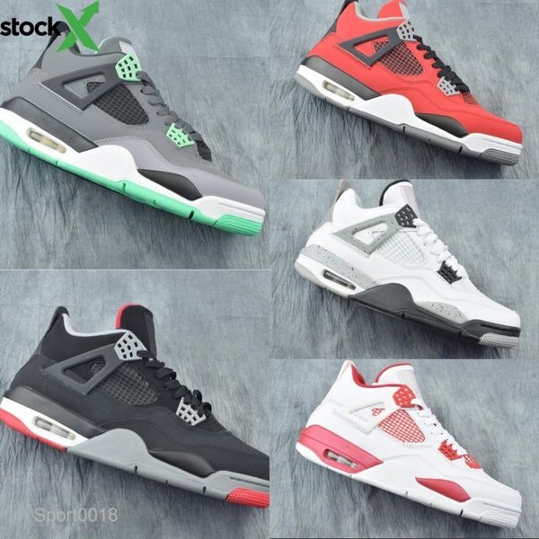 good quality 4 green glow toro bravo man designer basketball shoe comfort iv red white black cement grey fashion sports sneakers with box
good quality 4 green glow toro bravo man designer basketball shoe comfort iv red white black cement grey fashion sports sneakers with box