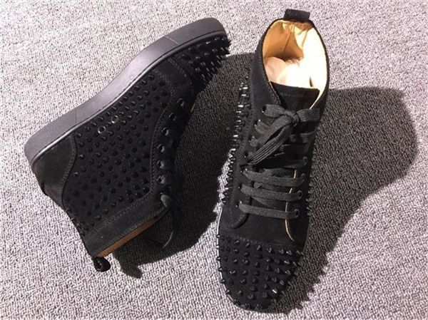 2018 red bottoms shoes with studded spikes high red bottom fashion sneakers,luxury comfort casual flats shoes, Black
2018 red bottoms shoes with studded spikes high red bottom fashion sneakers,luxury comfort casual flats shoes, Black