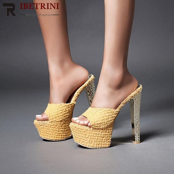 ribetrini fashion women shoes women platform high heels slip on peep toe slippers handmade casual slippers, Black
ribetrini fashion women shoes women platform high heels slip on peep toe slippers handmade casual slippers, Black