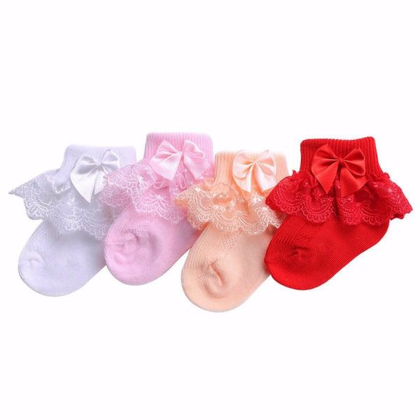 bow lace baby socks newborn cotton baby girls sock cute toddler socks princess style baby accessories, Pink;yellow
bow lace baby socks newborn cotton baby girls sock cute toddler socks princess style baby accessories, Pink;yellow