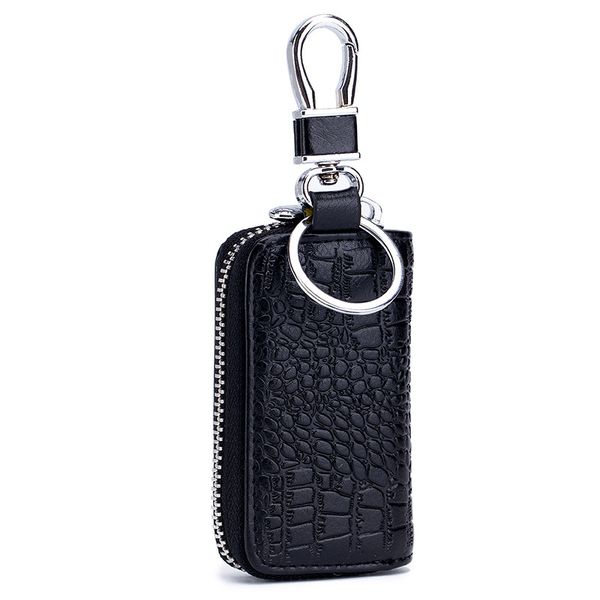 high-end female key bag crocodile pattern genuine leather universal smart remote control men's key chain storage bags, Silver
high-end female key bag crocodile pattern genuine leather universal smart remote control men's key chain storage bags, Silver