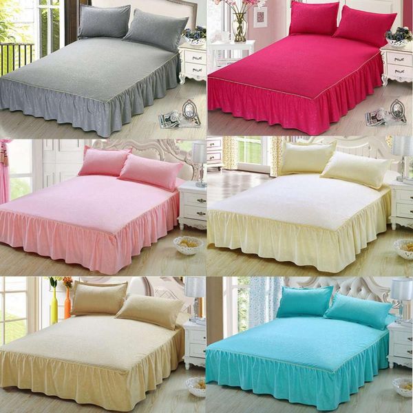 bed on the three-piece bed skirt sheet student dormitory single three-piece set 150x200cm
bed on the three-piece bed skirt sheet student dormitory single three-piece set 150x200cm