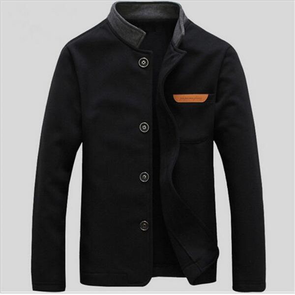 fashion-collar jackets 2017 new arrivals fashion long sleeve slim fit solid spring and autumn casual male sweater coats, Black;brown
fashion-collar jackets 2017 new arrivals fashion long sleeve slim fit solid spring and autumn casual male sweater coats, Black;brown