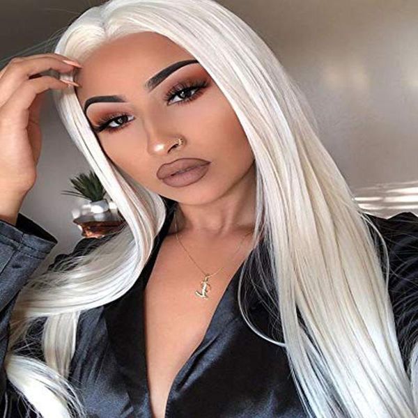 blonde synthetic lace front wig #60 long straight middle part heat resistant fiber hair glueless lace wigs for women, Black
blonde synthetic lace front wig #60 long straight middle part heat resistant fiber hair glueless lace wigs for women, Black